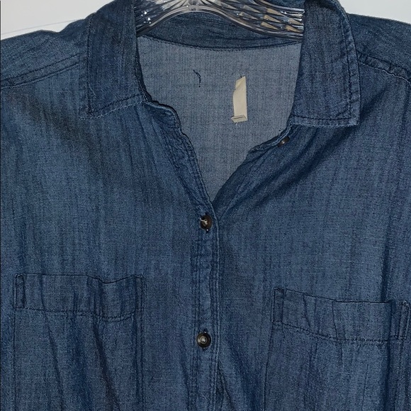 Denim button up long sleeve shirt - Picture 2 of 2
